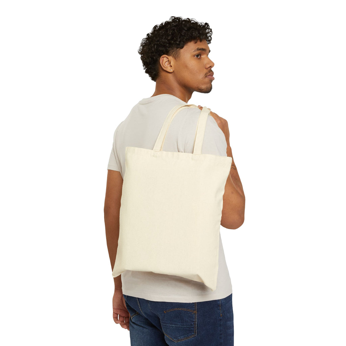 Lotus Tote Bag - Stylish Canvas Bag for Yoga, Beach Days, Eco-Friendly Shopping, Meditation, Artwork Lover