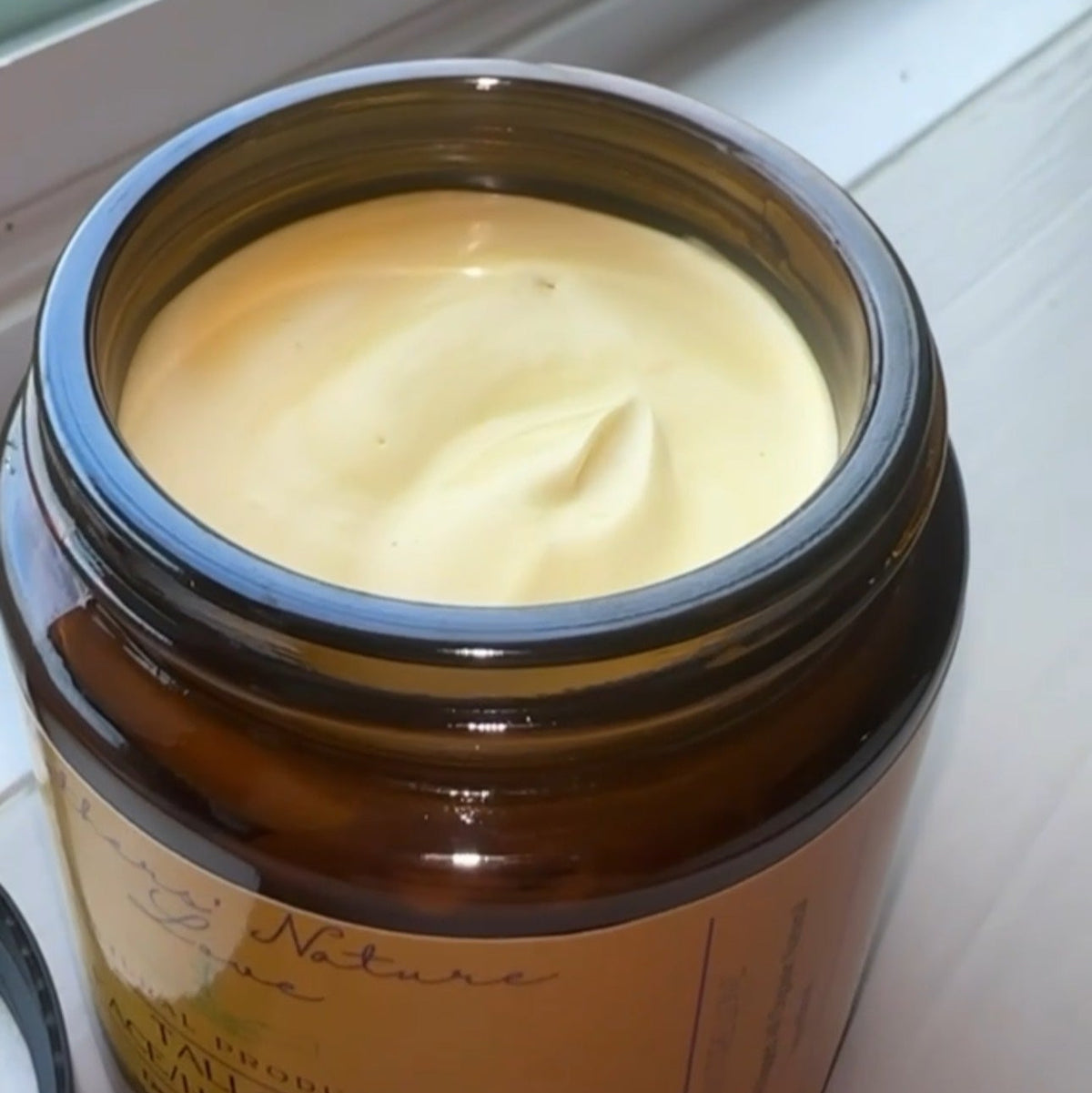 Shea Butter & Tallow Cream – Face & Hands Moisturizer | 4oz Glass Jar | All Natural